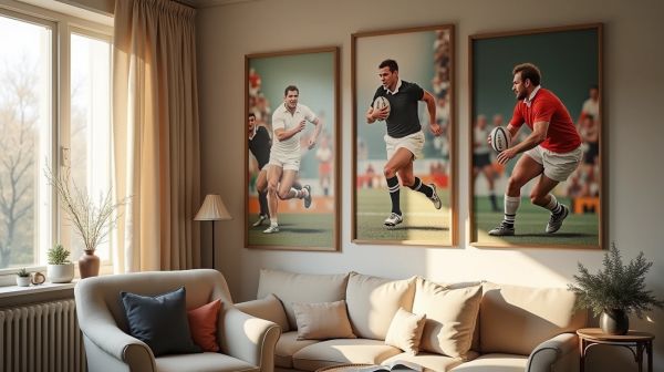 Transformez votre intérieur avec des affiches rugby exceptionnelles
